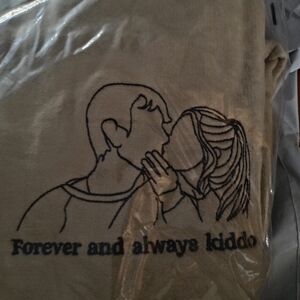 Embroly hoodie size large. Paid 80 hope to get 65. Great Couple Gift